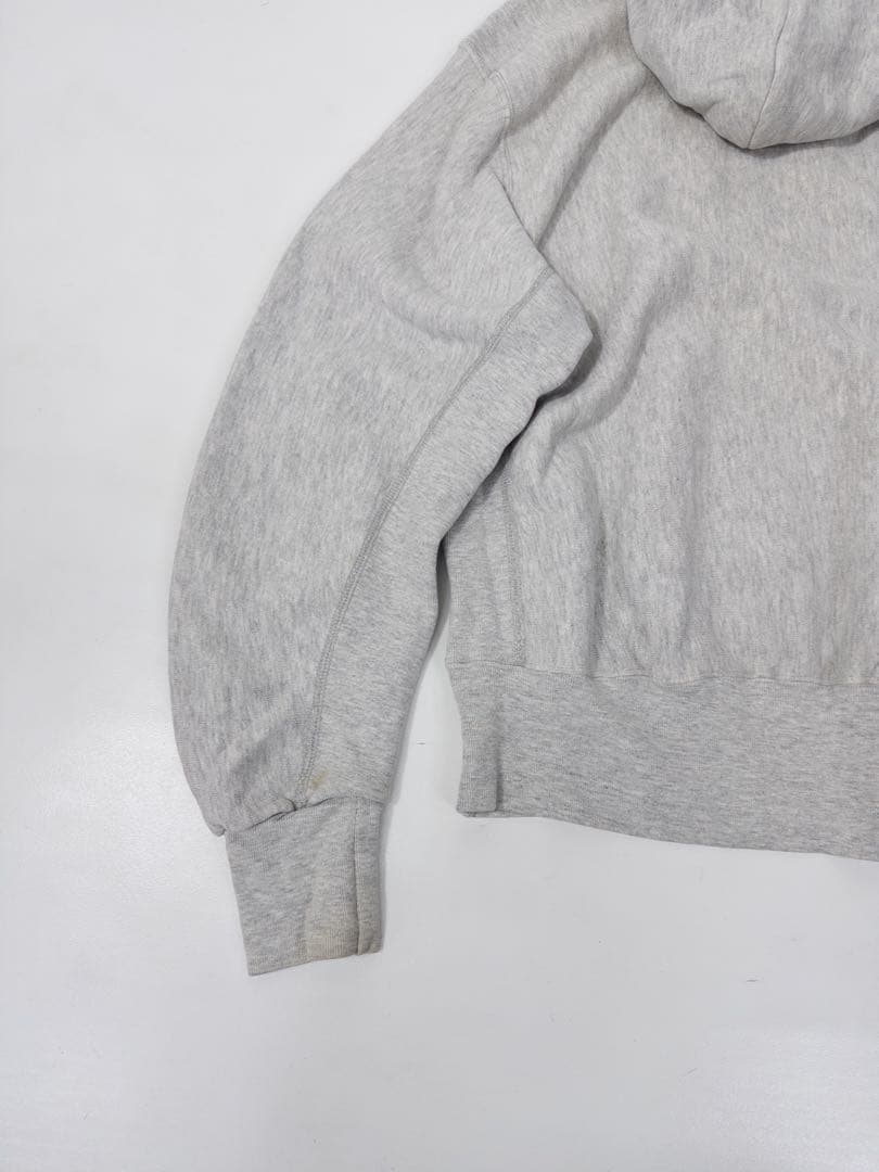 90s USA製 MVP 2段プリント リバースウィーブ　フーディ パーカー