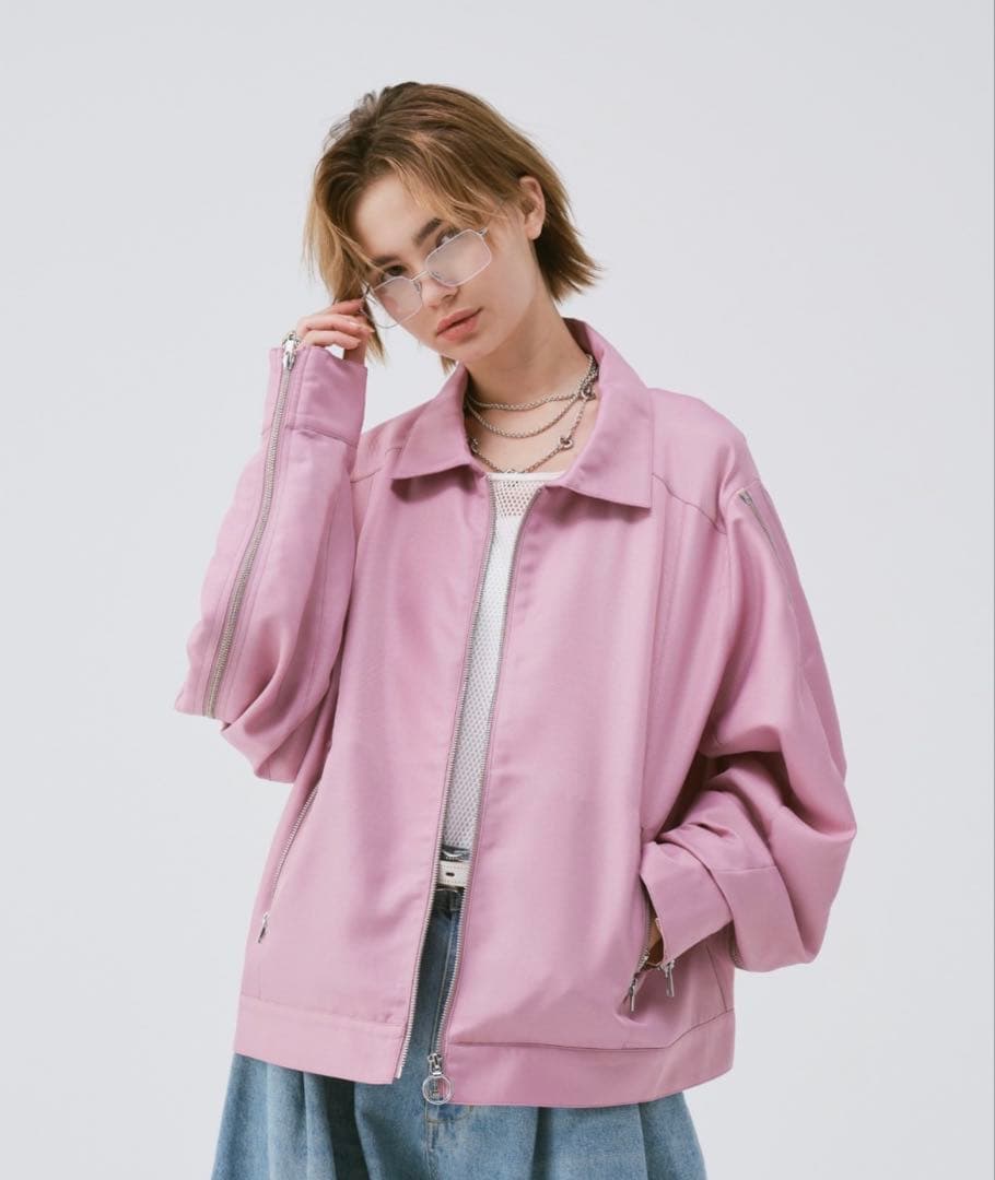 soerte ディフォーメーションジップジャケット