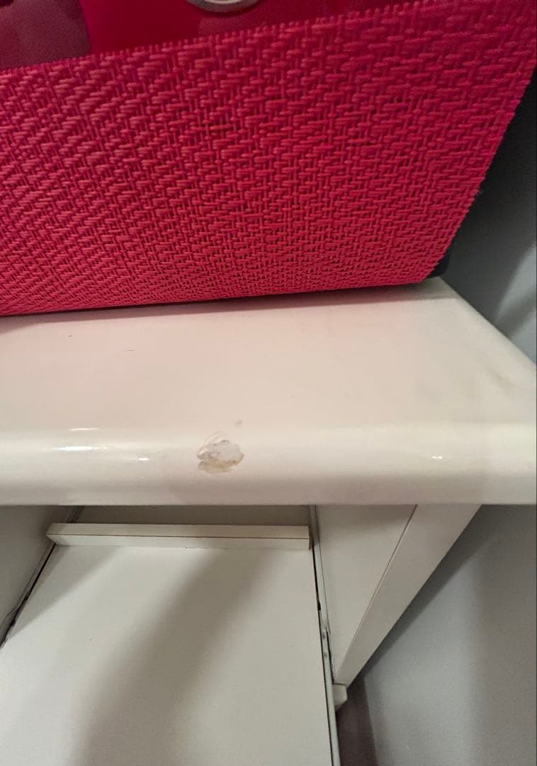 ホワイトレンジ台 スライドテーブル付き