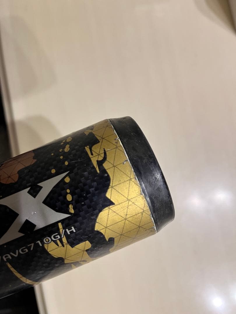 美品ゼット 軟式用バット ブラックキャノンMAX ケース付きです！