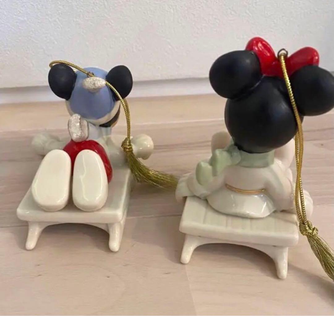 美品❗️【LENOX 】レノックス✖️ ディズニー　ミッキー＆ ミニー　2点セット