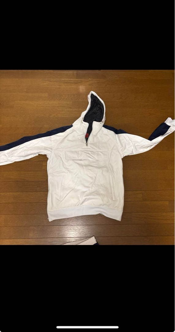 スノーボードウェアセット ホワイト/ネイビー