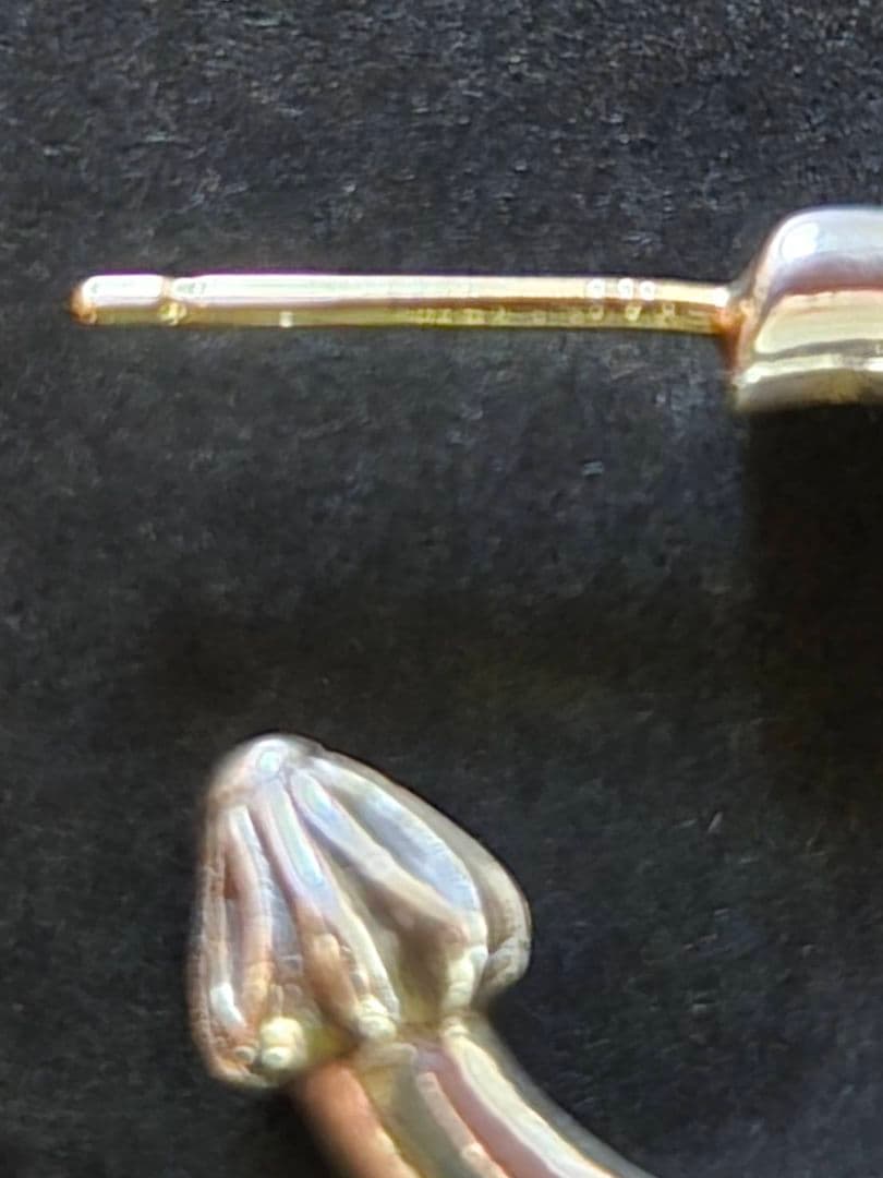 クロムハーツ　プレーンフープ型ピアス(片耳用)