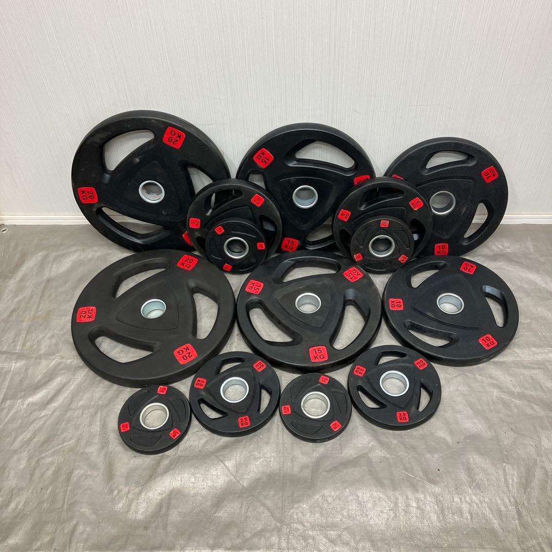 川口■バーベルプレート 10kg×2 15kg×2 20kg×2