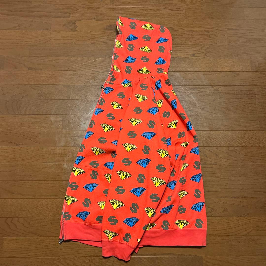 専用‼️billionaire boys club ダイヤモンド柄フルジップ