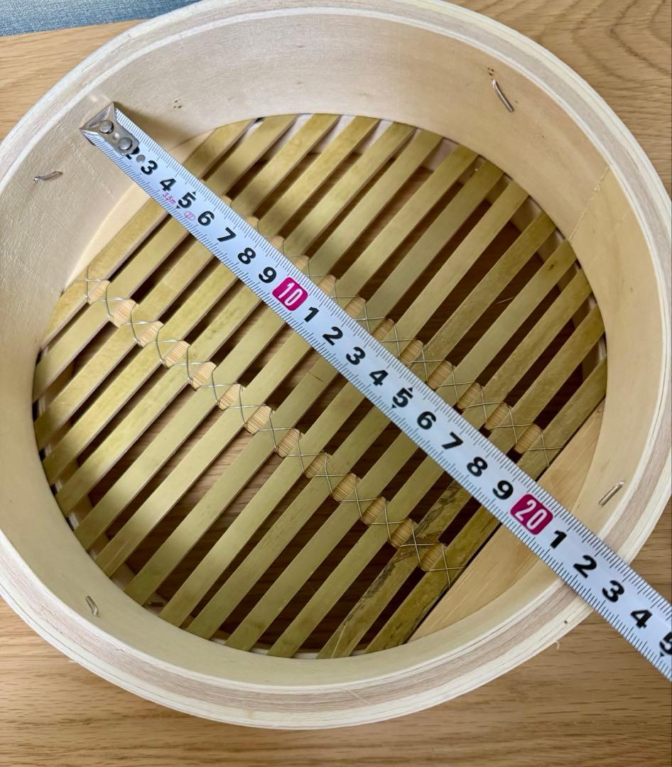 照宝　せいろ　蒸し板セット白木2段24cm と　新品蒸し布4枚