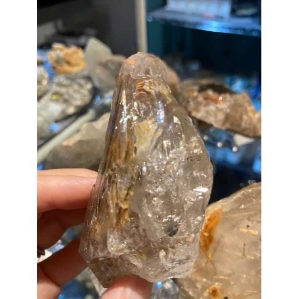 ヒマラヤ水晶 エレスチャル クォーツ 原石 骸骨水晶 骸晶 高品質