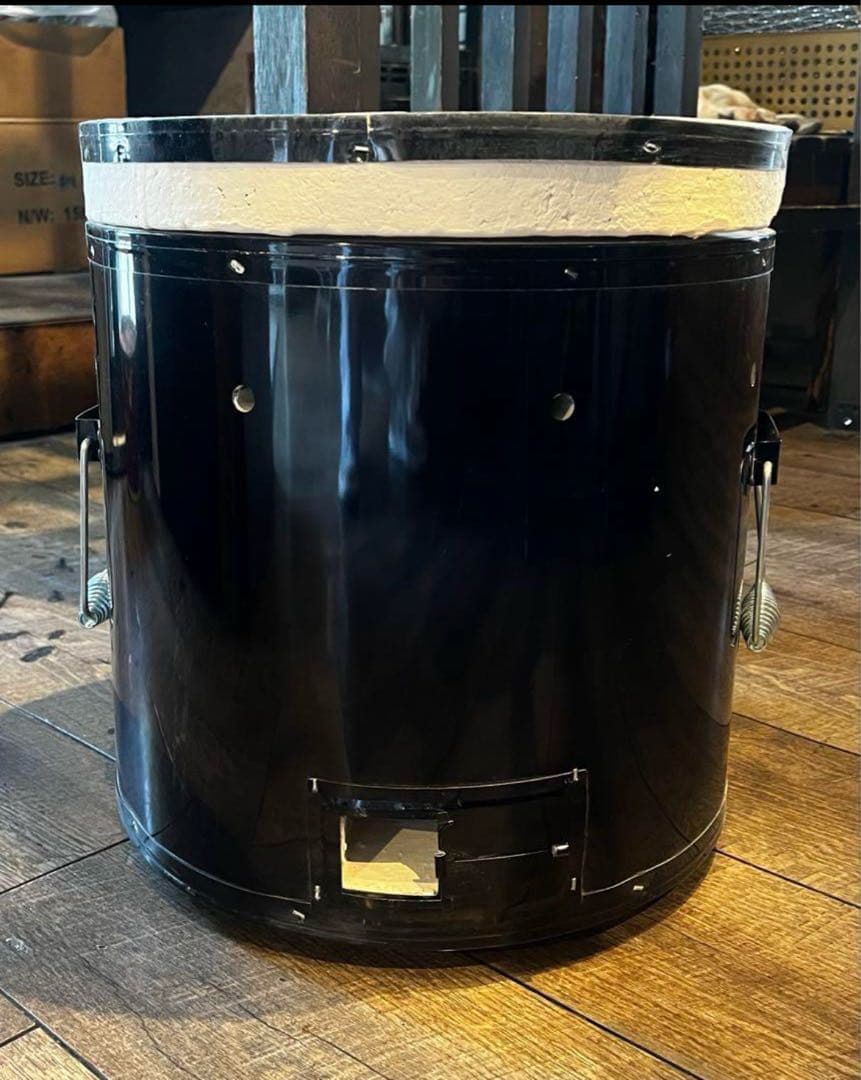 ●再入荷●火種コンロ　希少な珪藻土　フタ付き新品