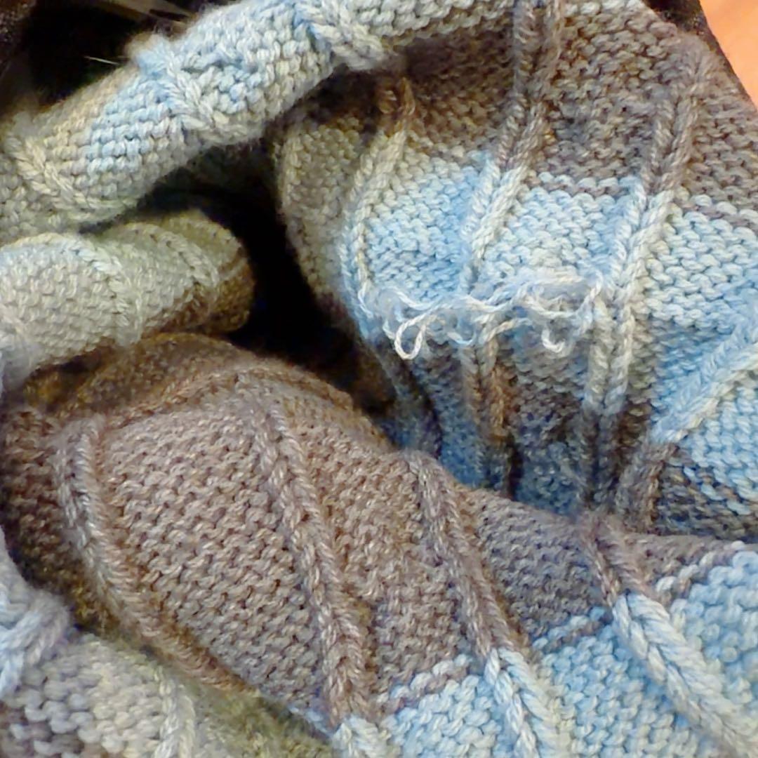 Darich カレッジワッペンショートニットトップス