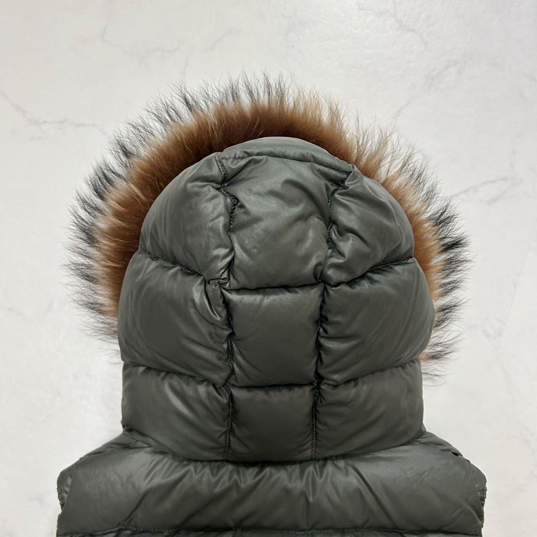 美品✨タトラス ダウンベスト ファー LTA-4128-10 サイズXS