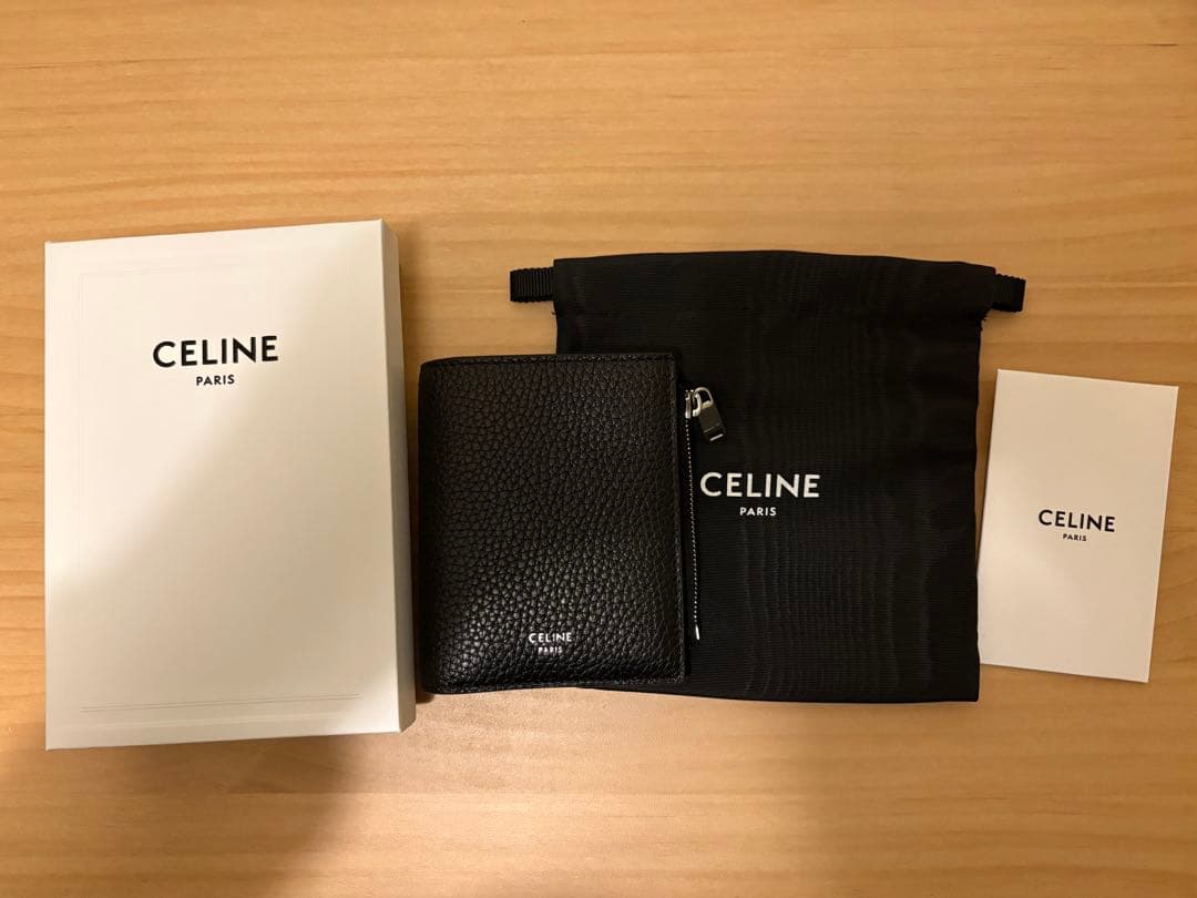 CELINE コンパクトウォレット / グレインドカーフスキン