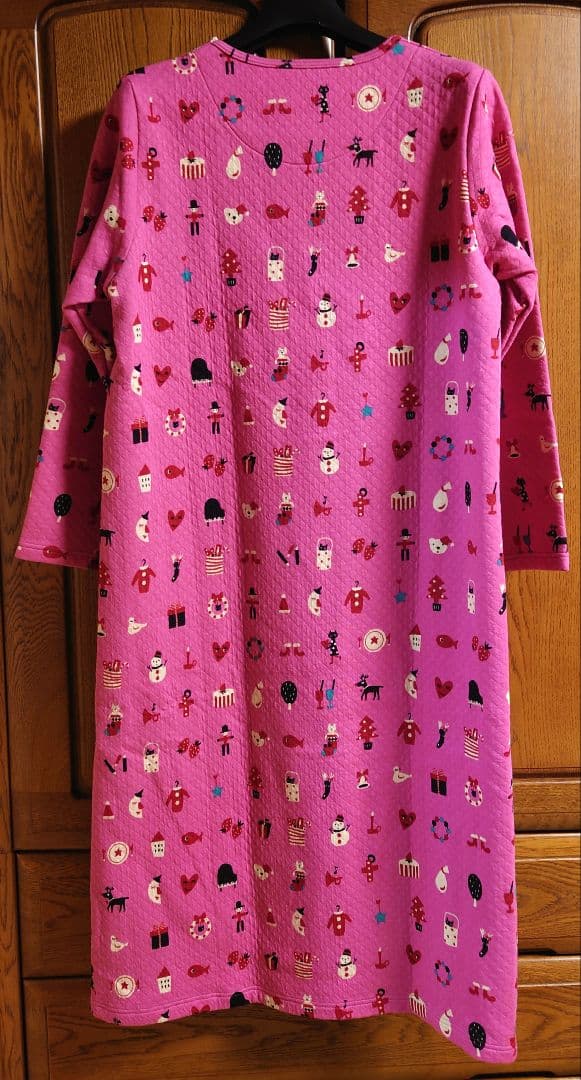 新品タグ付き ワコール マタノアツコ パジャマ ワンピ ルームウェア キルト