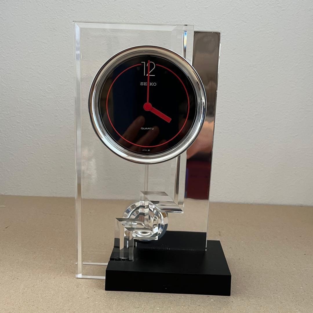 SEIKO 振り子置時計 クォーツ モダンデザイン　レトロ