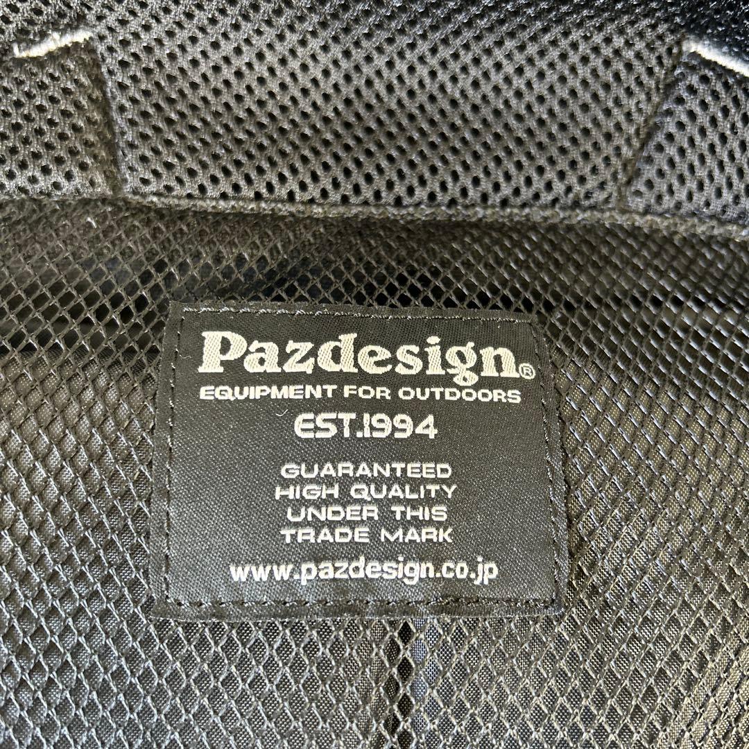 Pazdesign ブラック フィッシングベスト