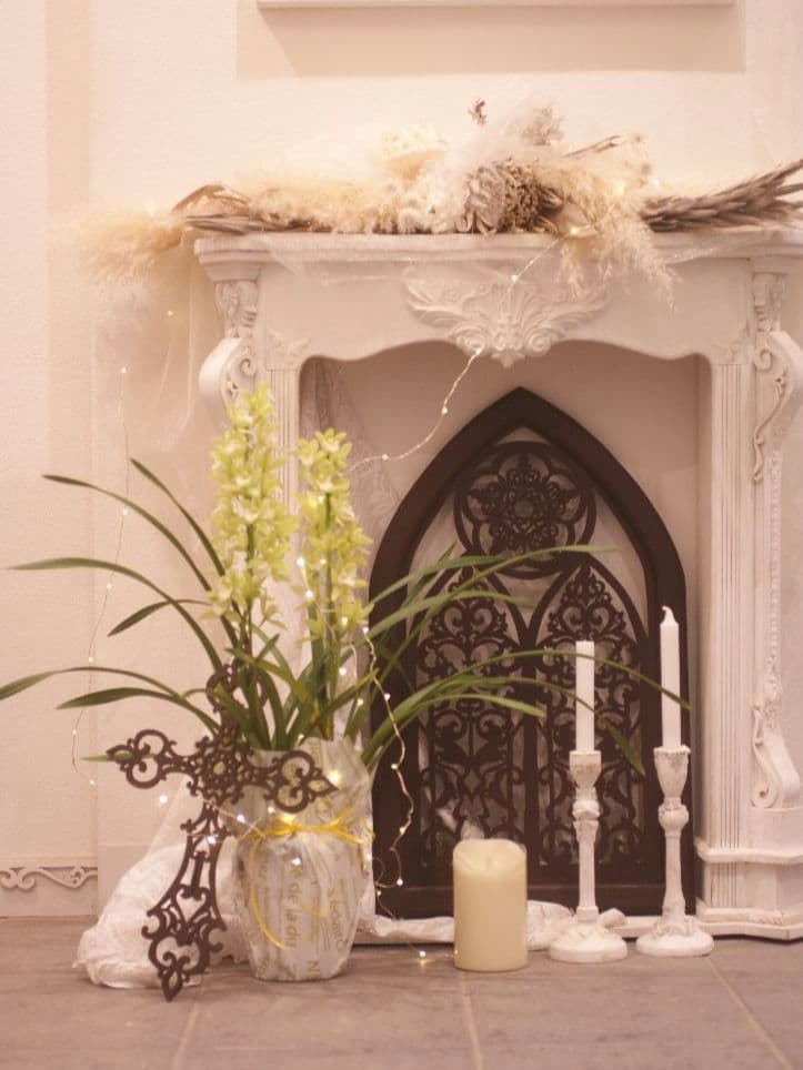 マントルピース シャビー シャビーシック ムニュムニュ むにゅむにゅ