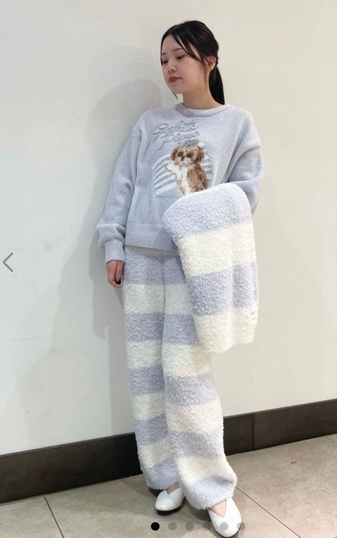 ジェラピケ シーズージャガードプルオーバー