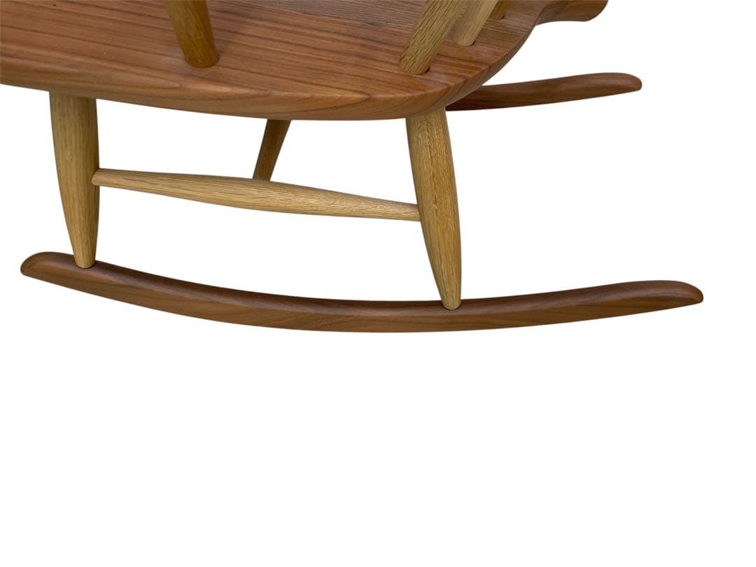 飛驒産業 ロッキングチェア NM267RC木製 高級家具　キツツキマーク