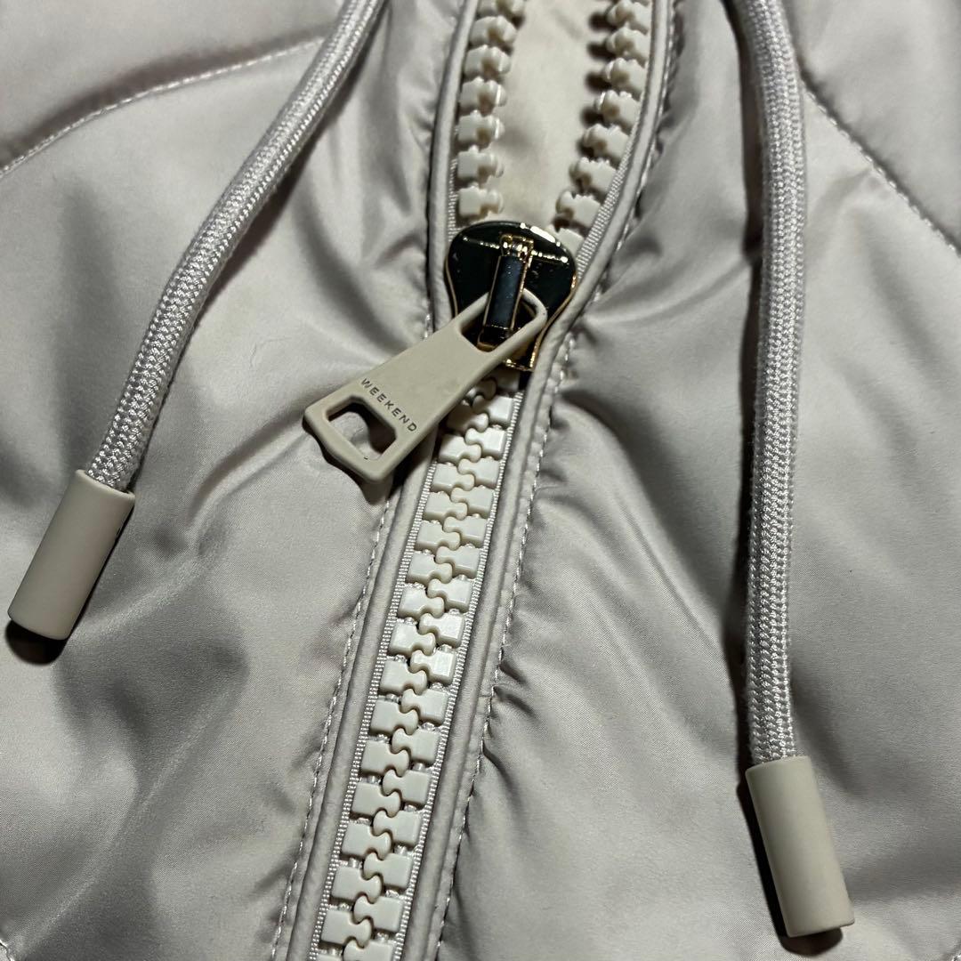 極美品 WEEKEND Max Mara フード付きベージュベスト M