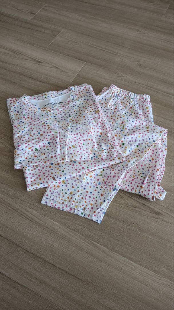 ツモリチサト　カラフルドット柄長袖パジャマセット