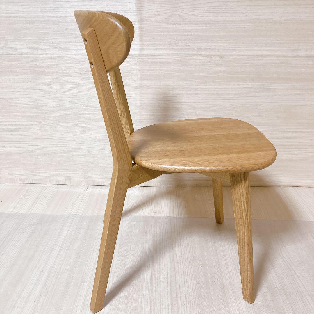 ダイニングチェア リバー  オーク材 無垢天然木 椅子 大川家具 ②