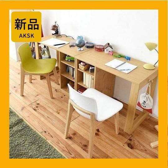 開店記念セール！！ コンパクトなツインデスク　ラックタイプ