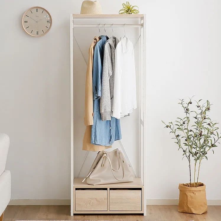 [幅90] デスク 収納ラック デスクセット 木目 スチール脚