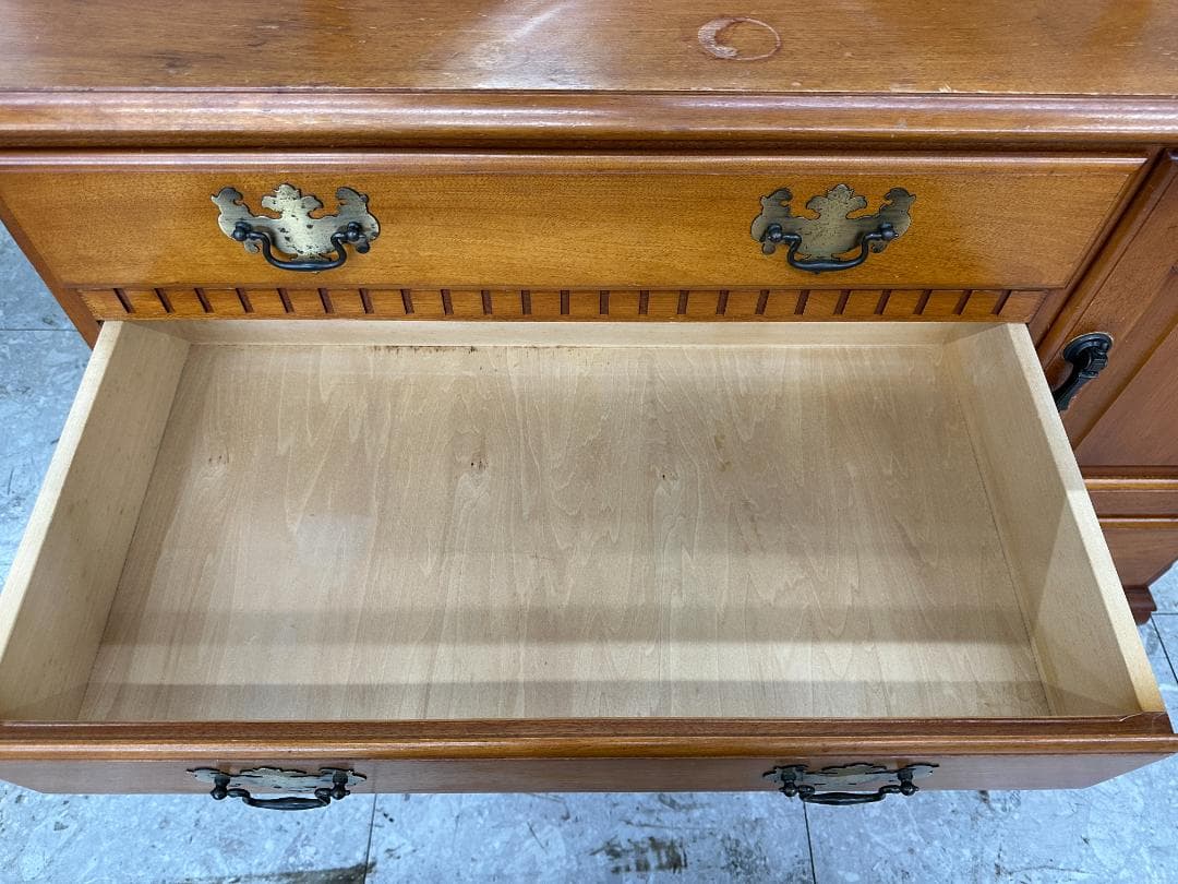 横浜ダニエル　チェストドレッサー　A-403　ブラウン