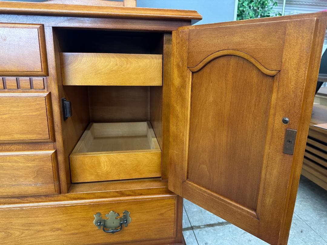 横浜ダニエル　チェストドレッサー　A-403　ブラウン