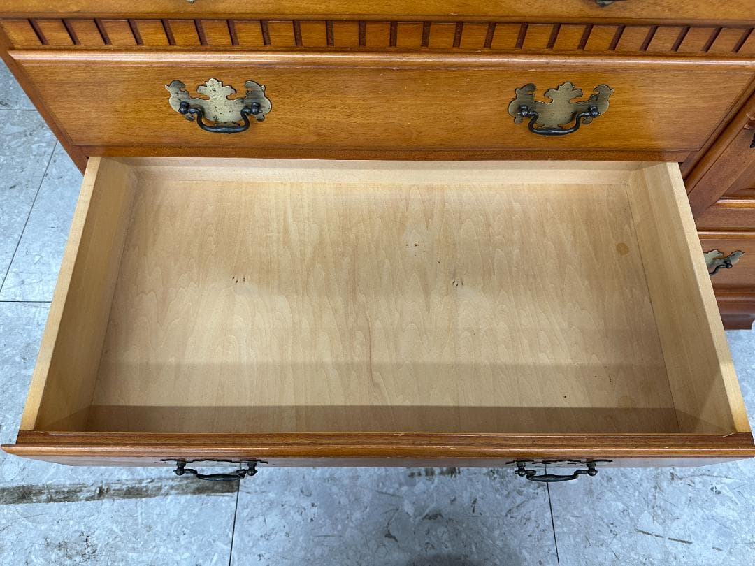 横浜ダニエル　チェストドレッサー　A-403　ブラウン