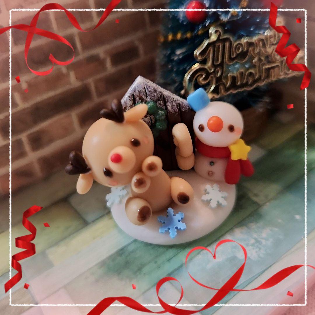 クリスマス☆トナカイ&雪だるま