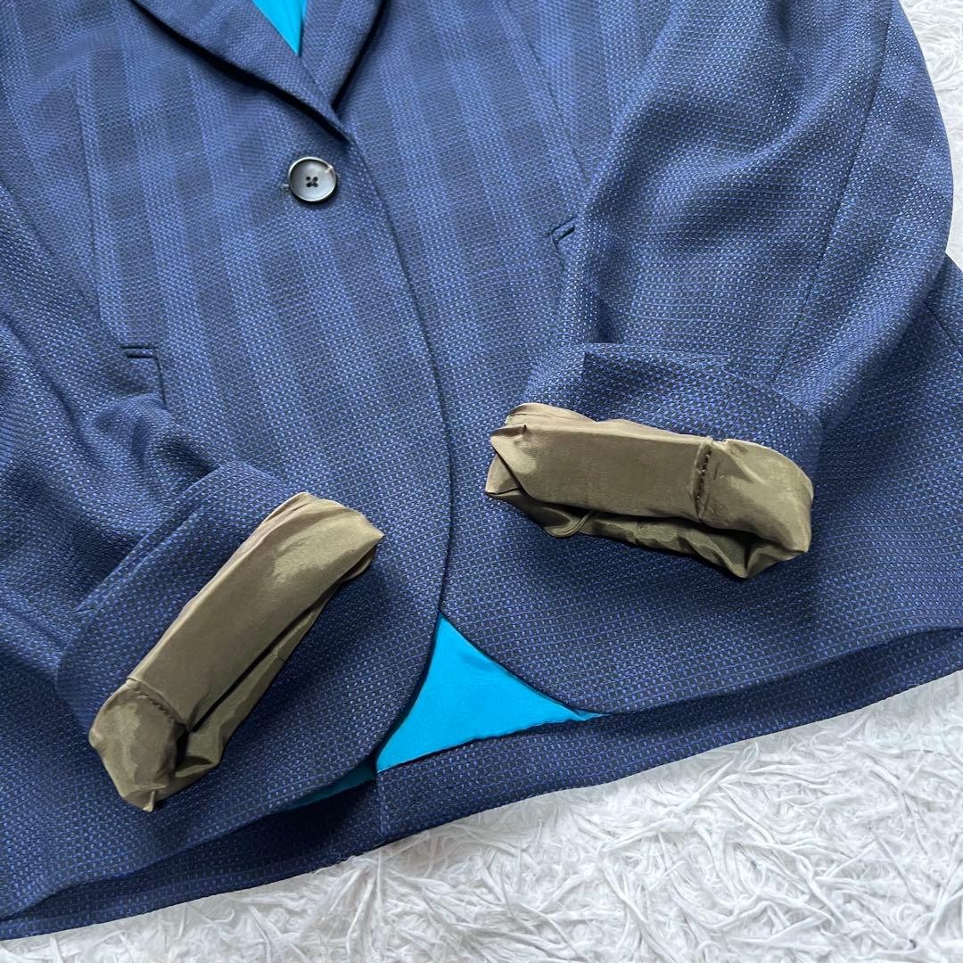 極美品 現行 PS Paul Smith セットアップ パンツスーツ ネイビー