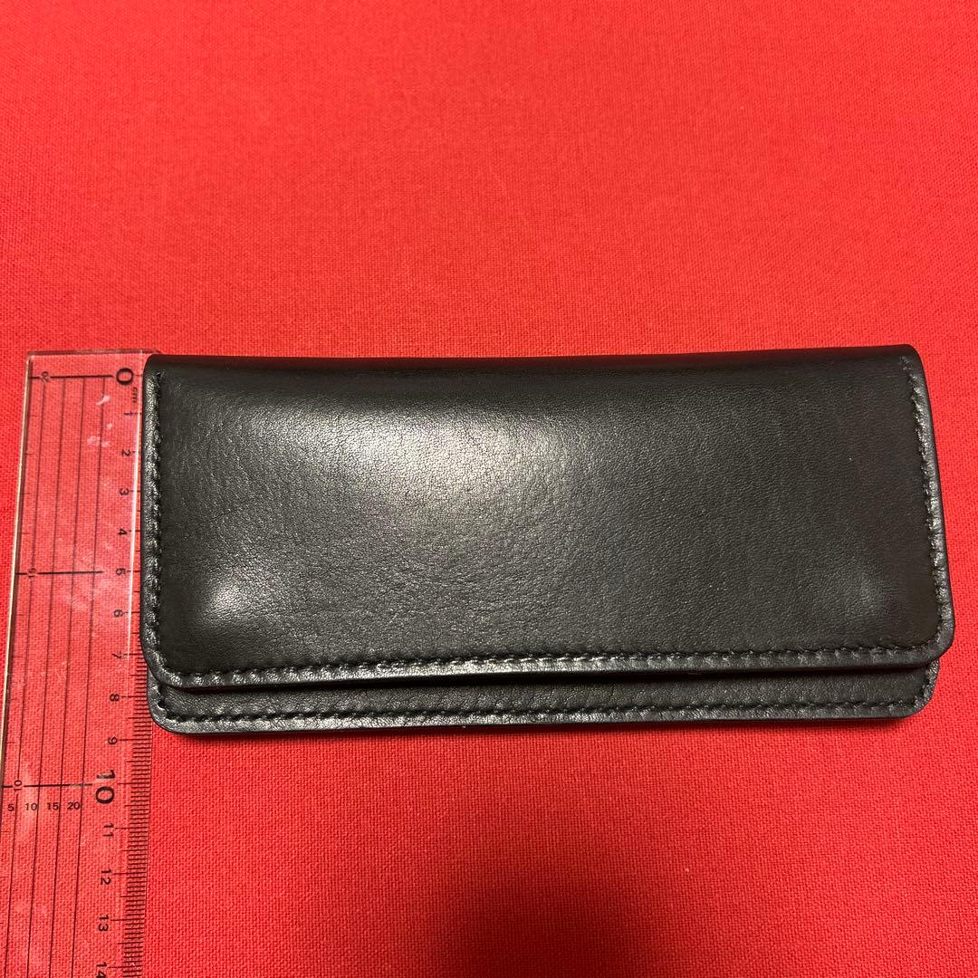 トラッカーウォレット ブラック オイルサドルレザー 本革 ハンドメイド 長財布