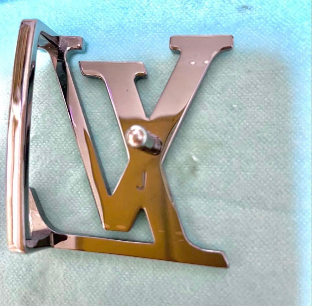 ルイヴィトン　ブラック　レザーベルト　メンズ