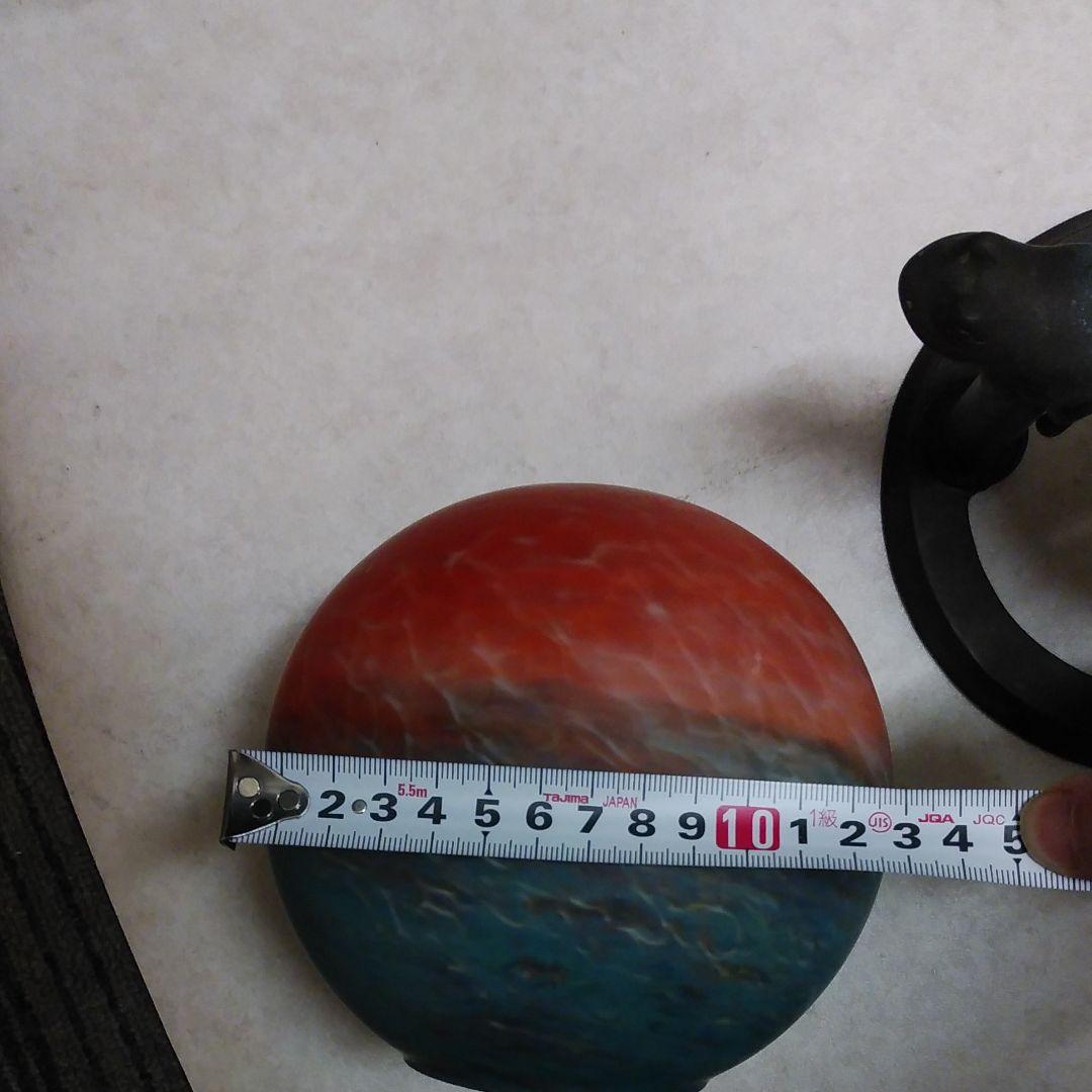 蛙モチーフ　アンティークランプ