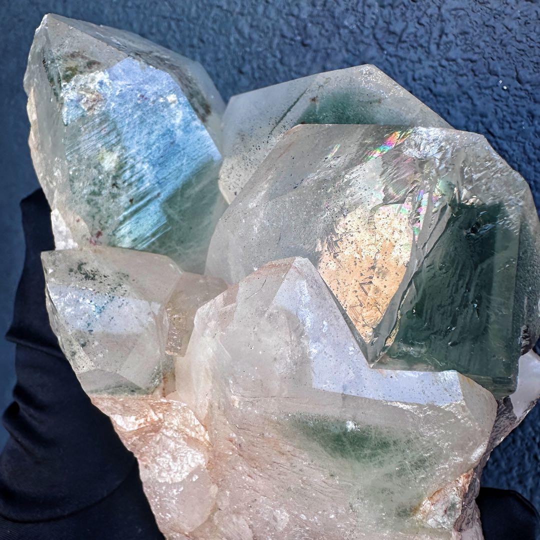 別格高級品 ❗️巨大❗️超強いパワー虹入り☆ヒマラヤ水晶 ガーデンクォーツA1487