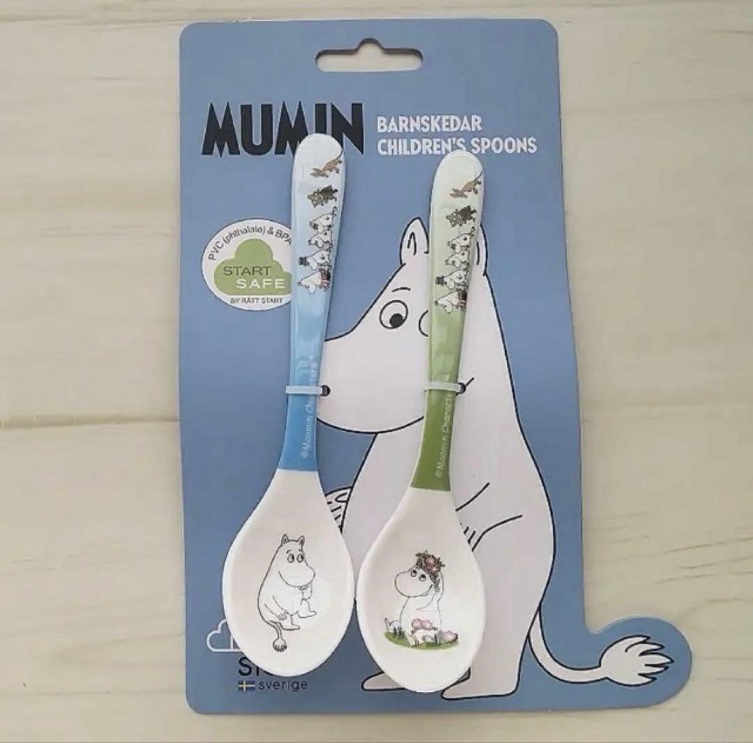 新品　ムーミン　メラミンスプーン 2本セット　スウェーデン　フローレン