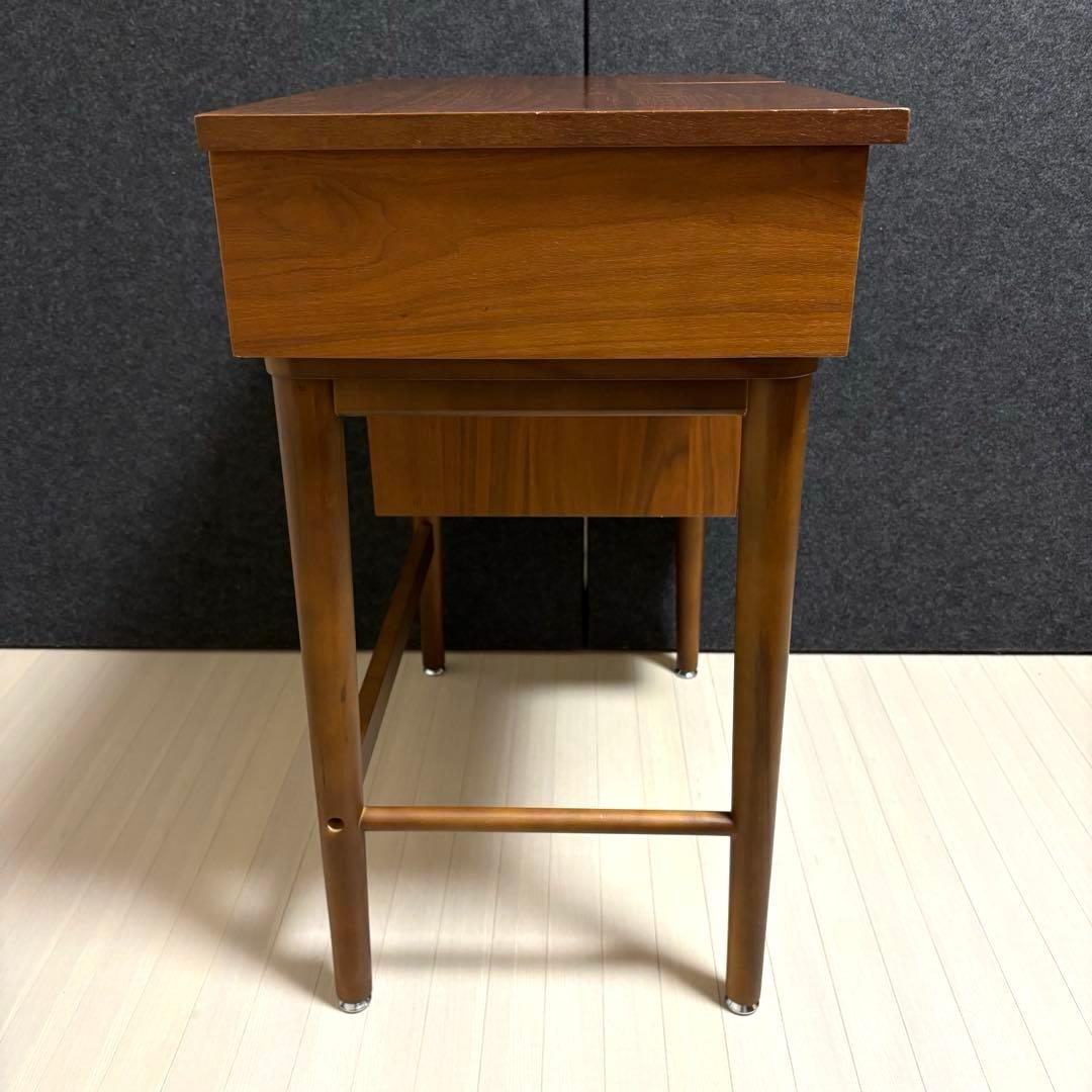 emo エモ ドレッサー 鏡台 スツール 丸椅子 化粧台 コンパクト　天然木