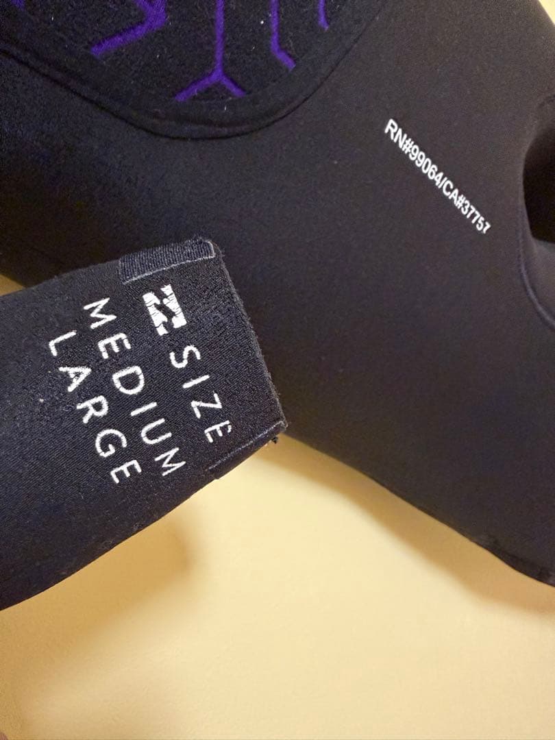 美品Billabong/ビラボンセミドライ4×3裏起毛ウェットスーツML