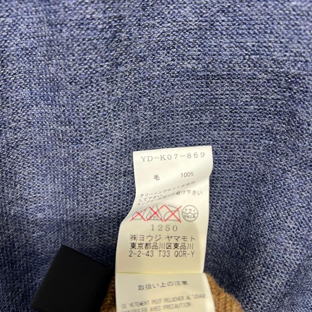 希少 美品 ワイズヨウジヤマモト ノースリーブ 変形 ウールニット ベスト