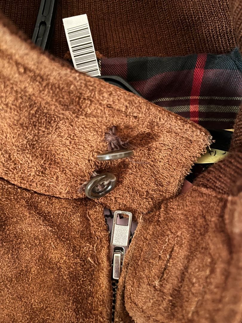 【Ralph Lauren】G9型　ハリントンジャケット　スエードレザー