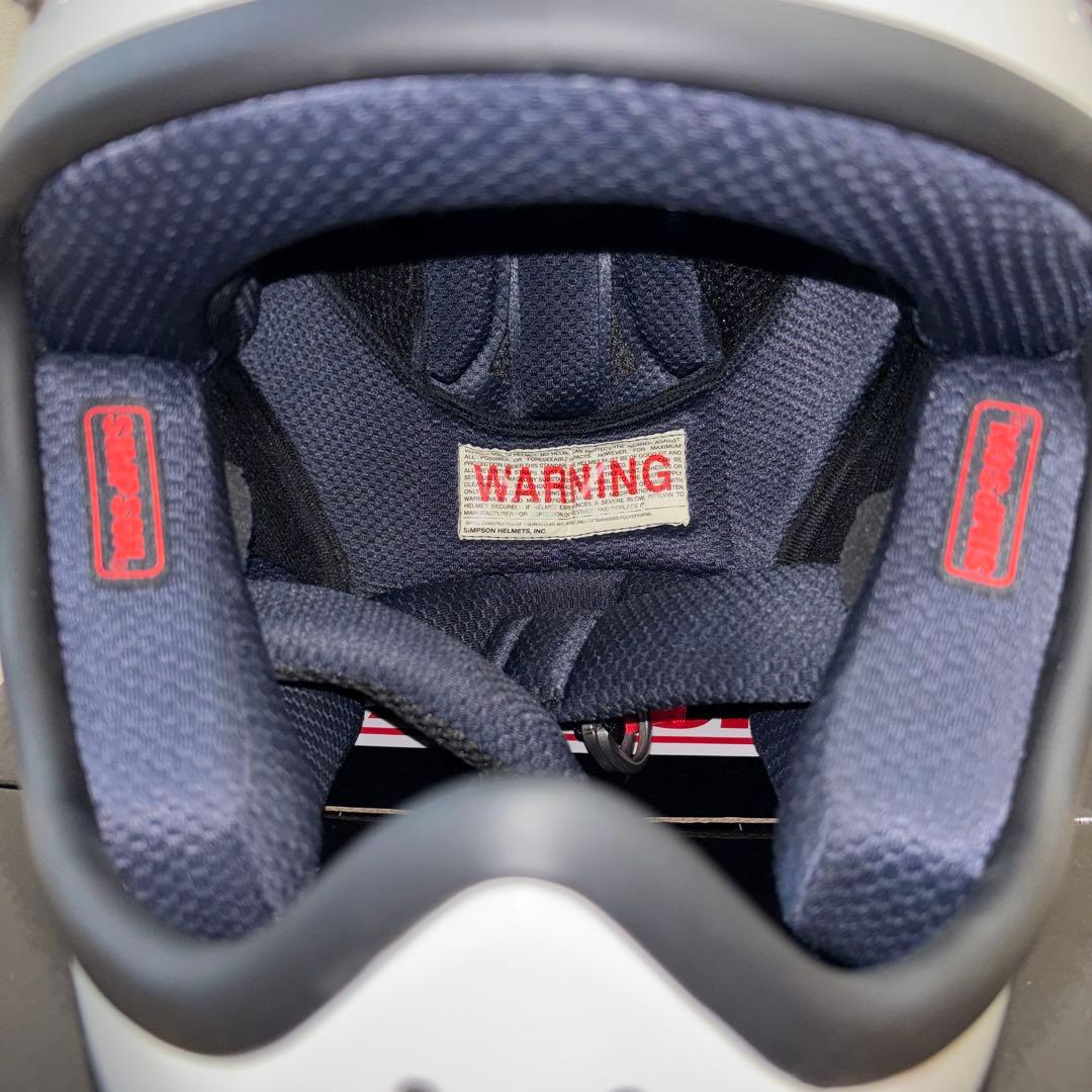 2回着用 SIMSON M50 Mサイズ 57-58cm ゴーグル100%