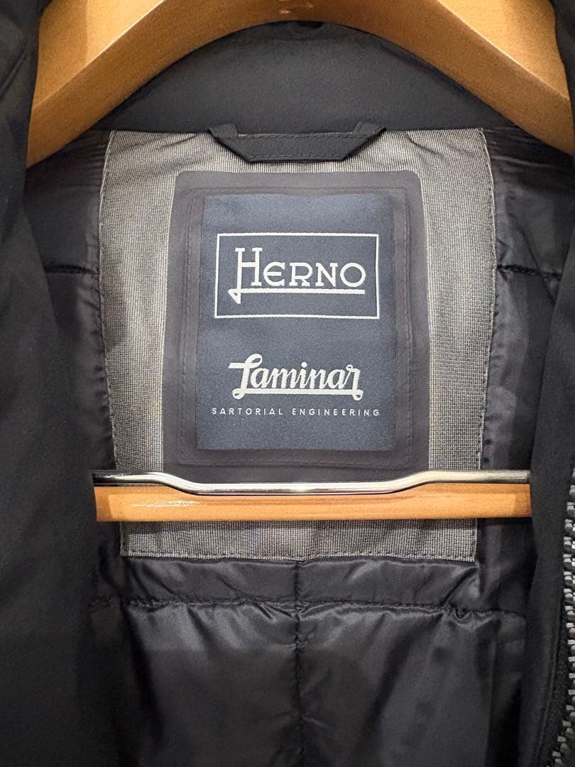 極美品★ヘルノ HERNO :ラミナー 2レイヤーゴアテックスステンカラーコート