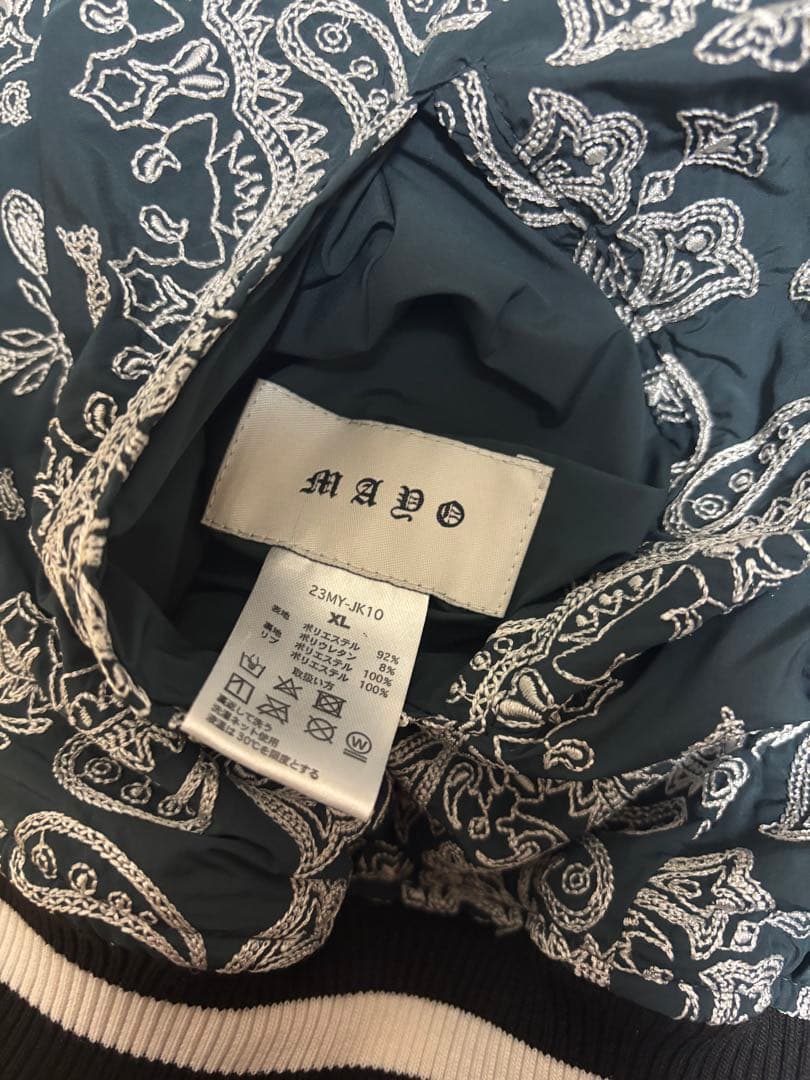 t*n様 MAYO ペイズリー柄 ジャンパー XL