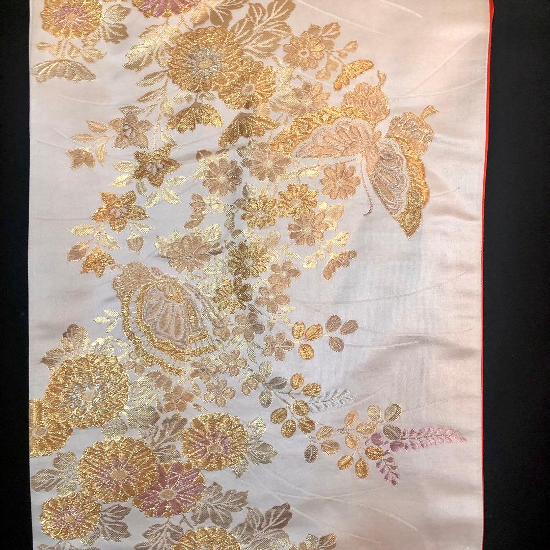 Amy　【総絞り】七五三　7歳　刺繍　着物　四つ身　全通　袋帯　セット