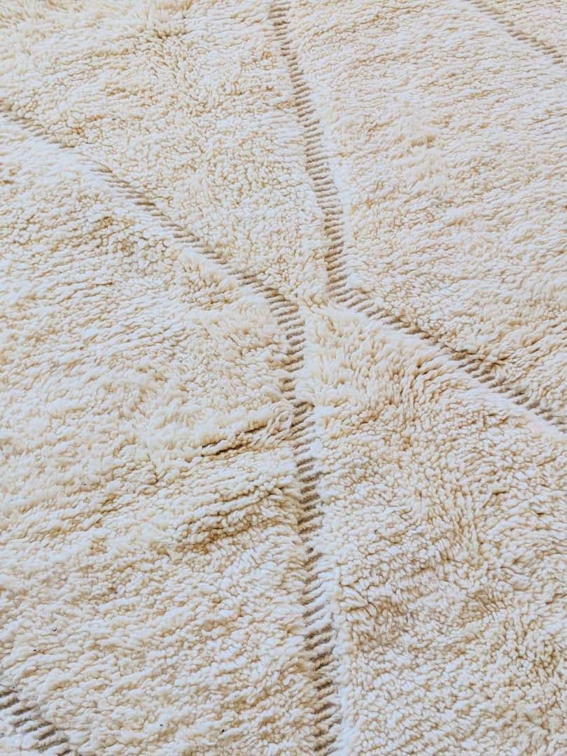 極上-モロッコホワイトベニワレン-No.15（157×238cm）