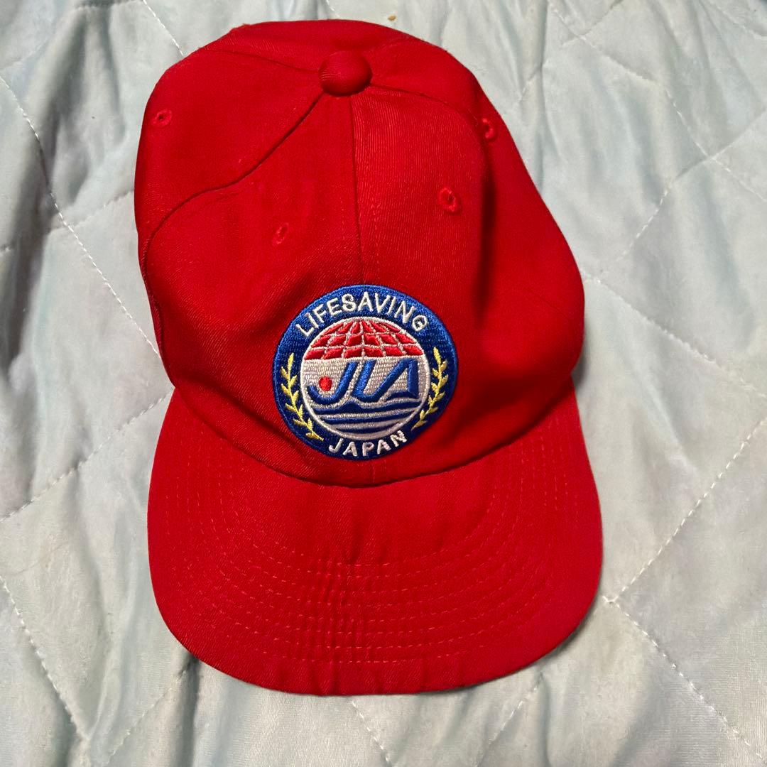 Speedo 競泳水着・キャップセット 赤