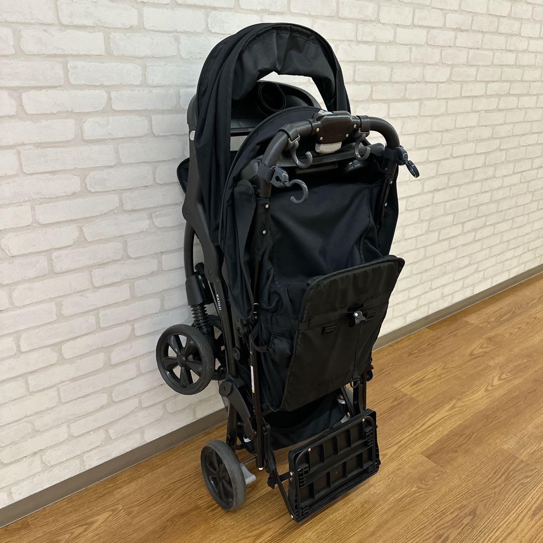 KATOJI 二人でゴーDX ブラック 2人乗りベビーカー