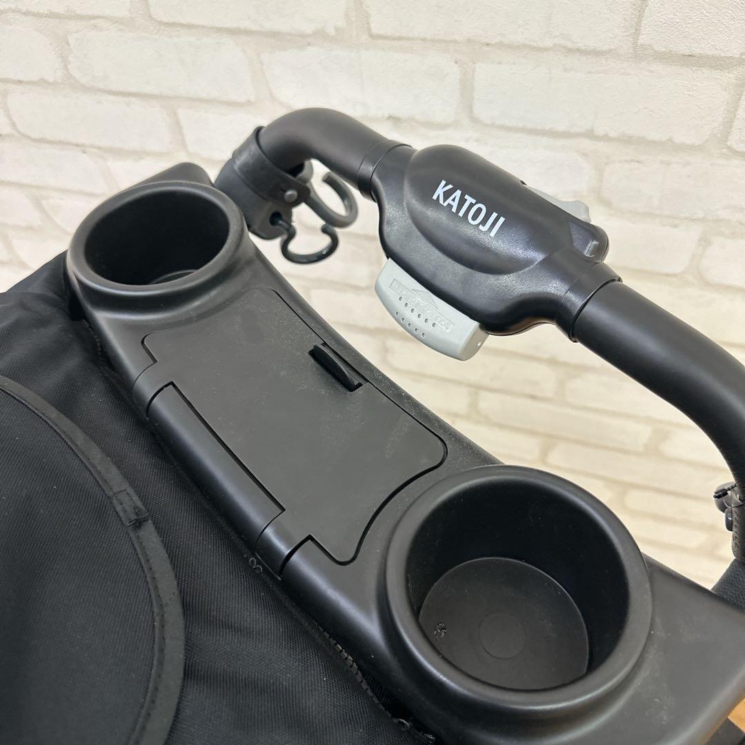 KATOJI 二人でゴーDX ブラック 2人乗りベビーカー