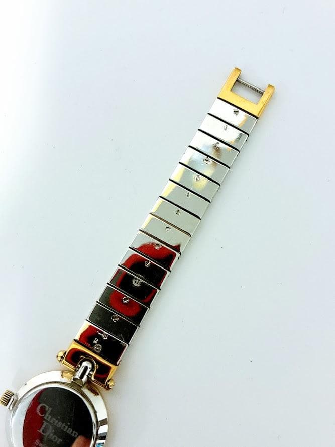 美品 Christian Dior 箱付き ブレスレットウォッチ 3025
