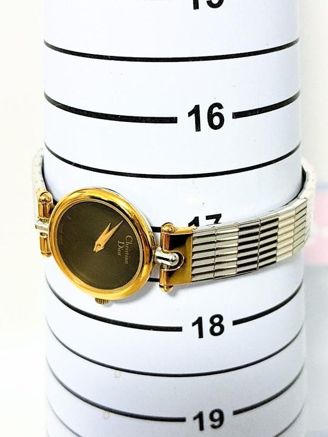 美品 Christian Dior 箱付き ブレスレットウォッチ 3025